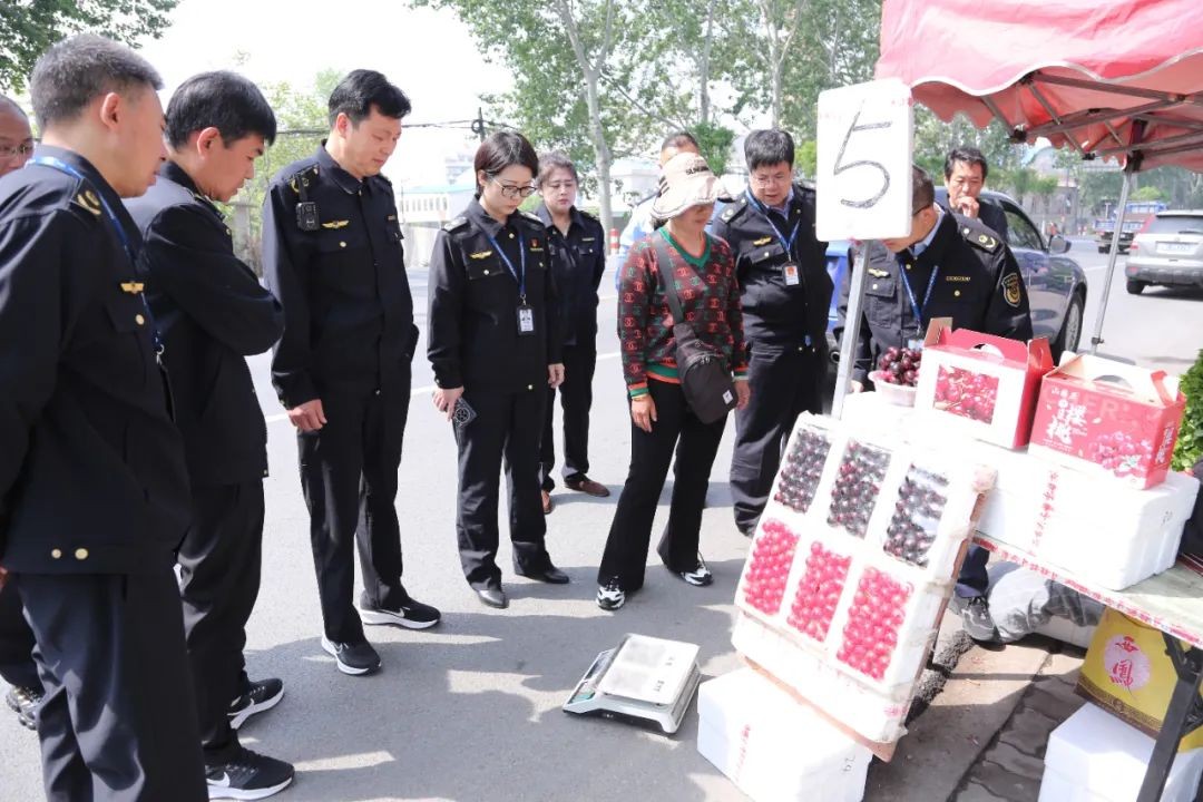 秦皇岛市市场监管局开展樱桃市场计量器具专项检查