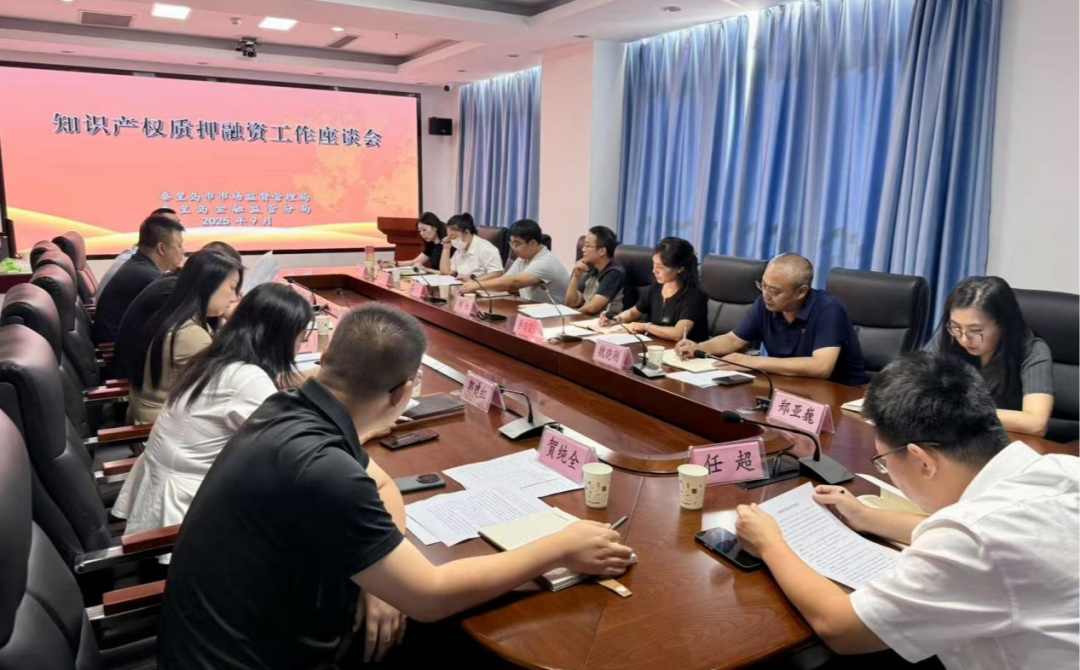 秦皇岛市召开知识产权质押融资工作座谈会助力企业“知产”变“资产”